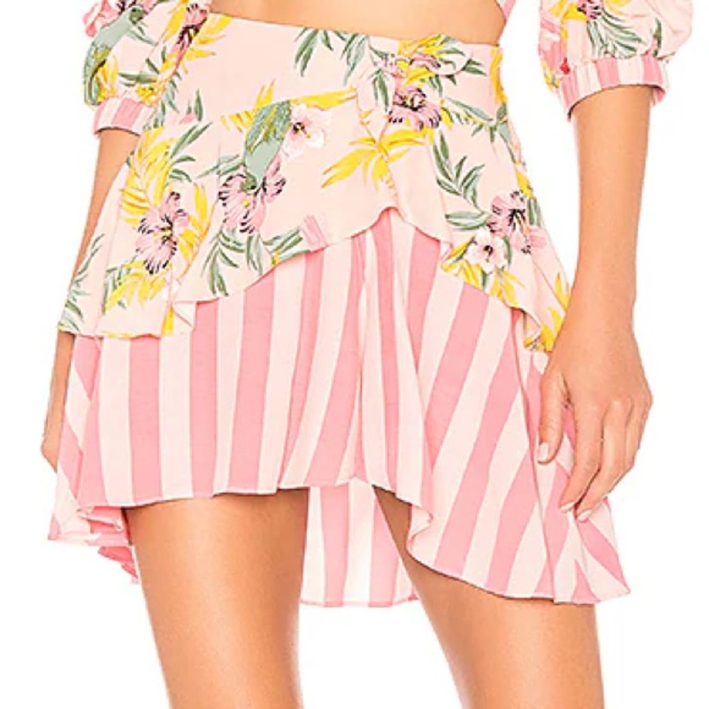 For Love and Lemons Antigua Skirt Small 🍋